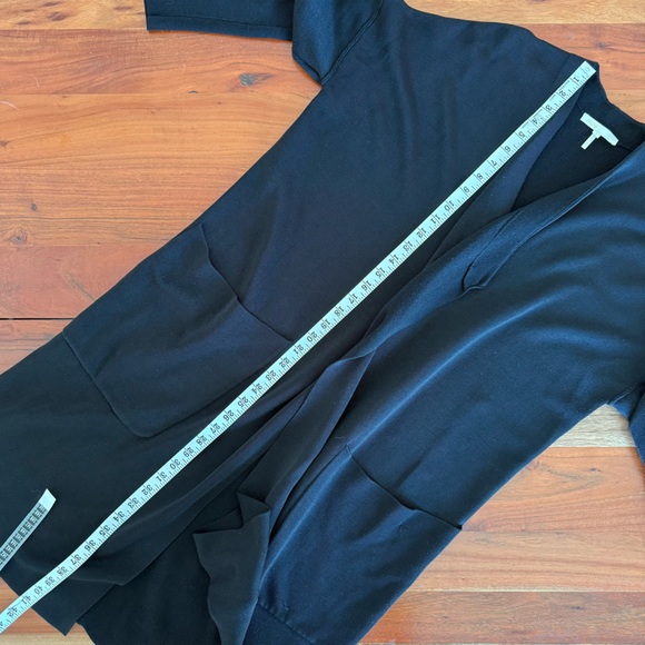 Maje over sized Black Longline Cardigan Sweater - Picture 9 of 9